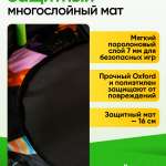 Батут с защитной cеткой "PERFETTO SPORT ROCKET 48" диаметр 122 см чёрно-зелёный PS-546-B